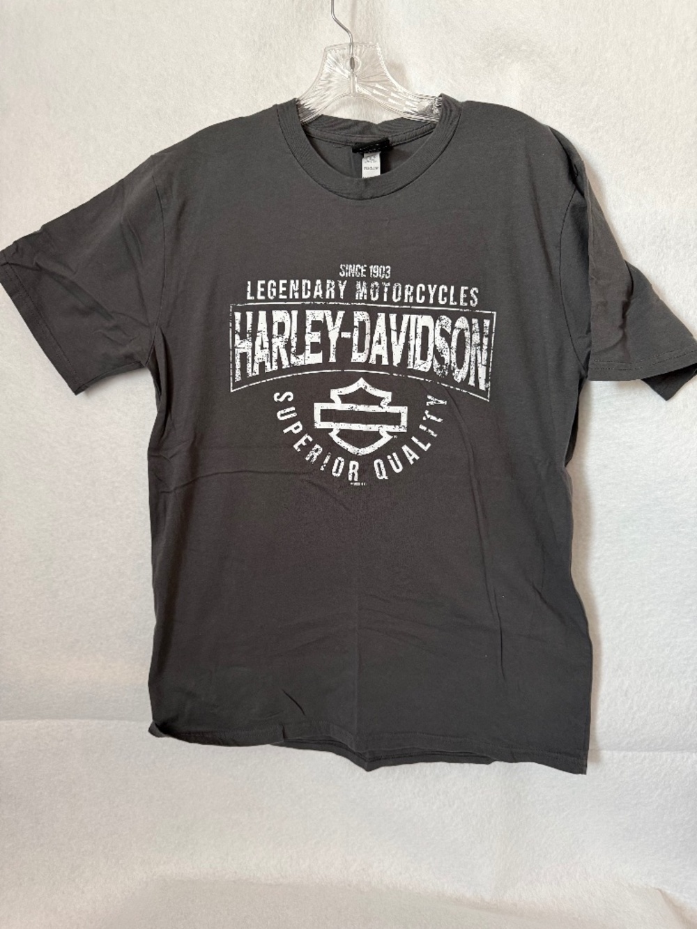 NWOT Mens Harley Davidson Dark Gray T-Shirt Shinjuku Tokyo Japan T Shirt L
